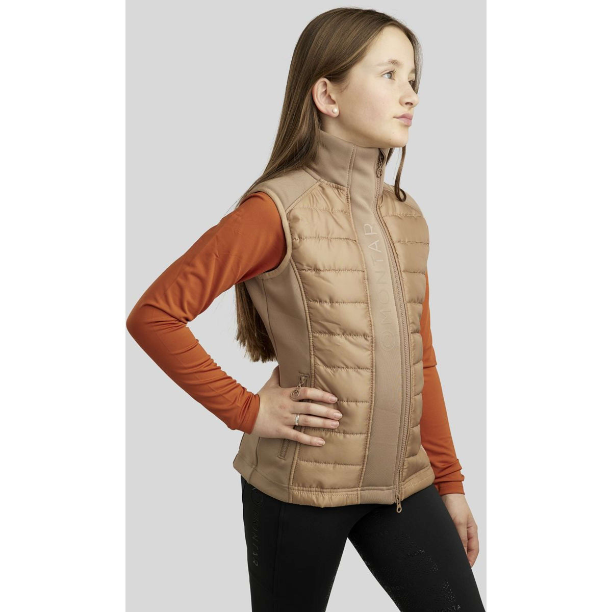 Montar Gilet Sans Manches Emma Junior Latte