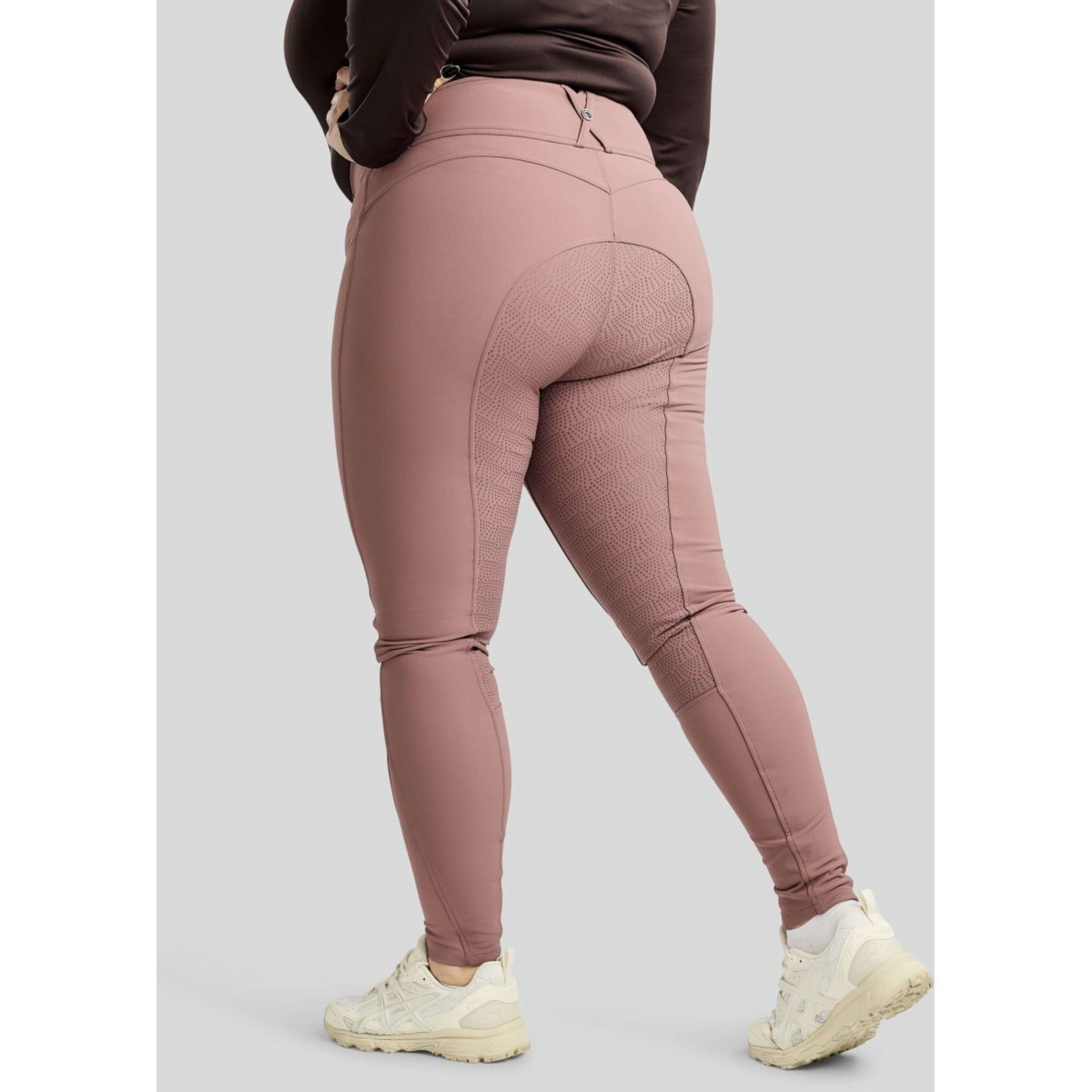 Montar Pantalon d'Équitation Ess Megan Highwaist Curve Dusty Rose