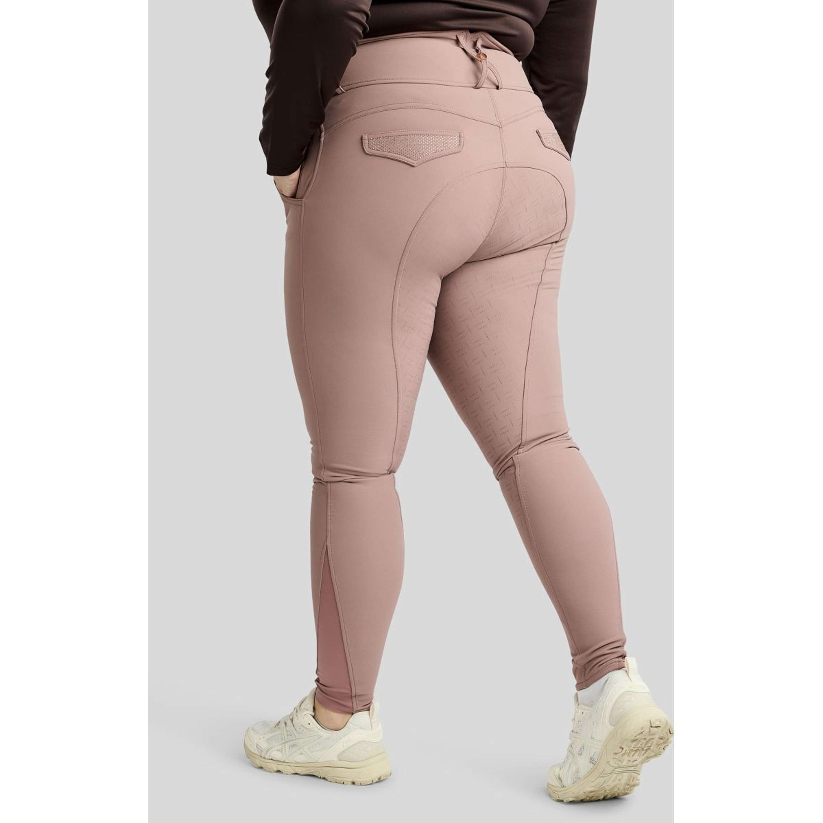 Montar Pantalon d'Équitation Briella Curve Dusty Rose