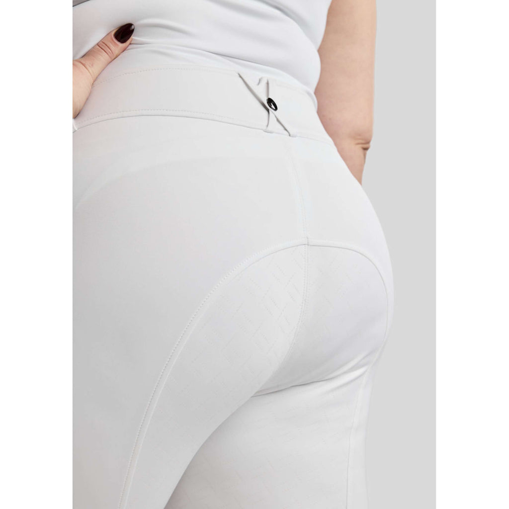 Montar Pantalon d'Équitation MoFlair 360 Performance Curve Blanc