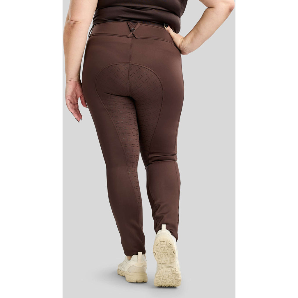 Montar Pantalon d'Équitation MoFlair 360 Performance Curve Marron