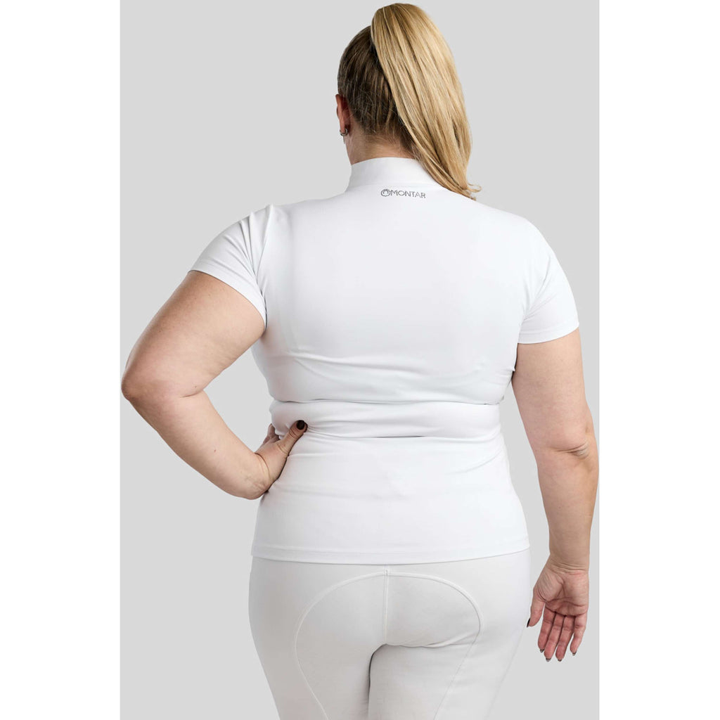 Montar T-shirt de Concours MoFay Curve Blanc