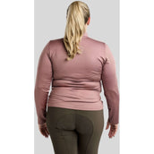 Montar Chemise Briella Rosegold Crystals Curve Longues Manches Dusty Rose