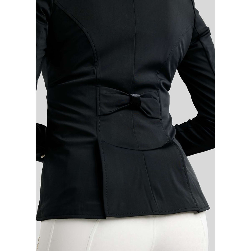 Montar Veste de Concours MoValerie Short Velvet Details Golden Quartz Crystals Noir