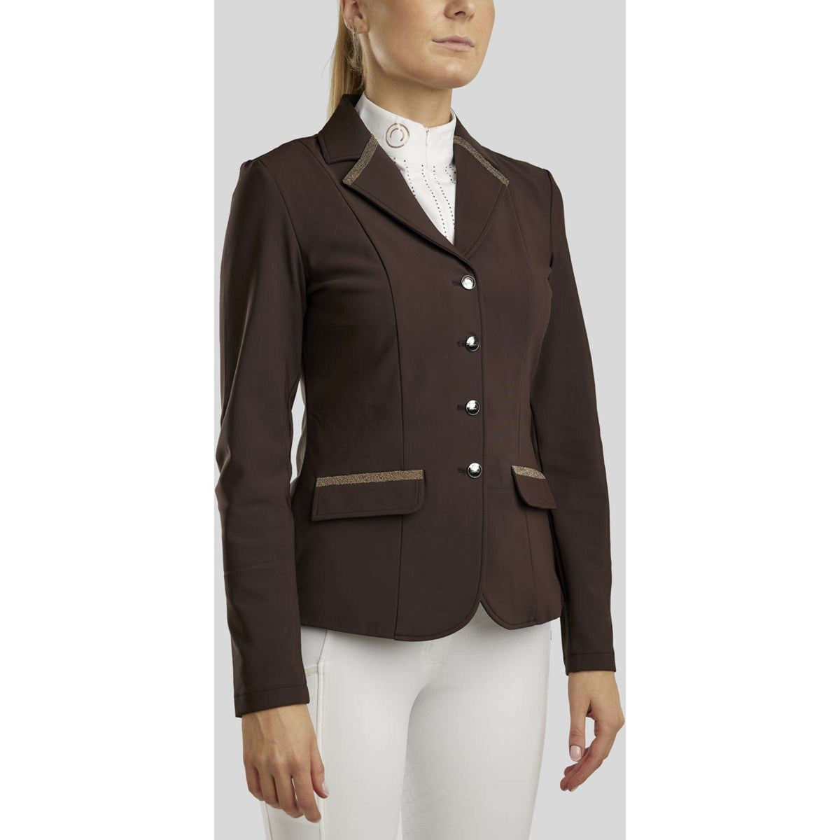 Montar Petite Veste de Concours MoAviana Caviar Crystal Marron