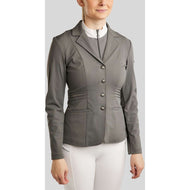 Montar Veste de Concours MoPearl Pintucks Gun Metal Crystals Gris