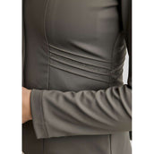 Montar Veste de Concours MoPearl Pintucks Gun Metal Crystals Gris