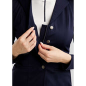 Montar Veste de Concours MoPearl Pintucks Gun Metal Crystals Marin