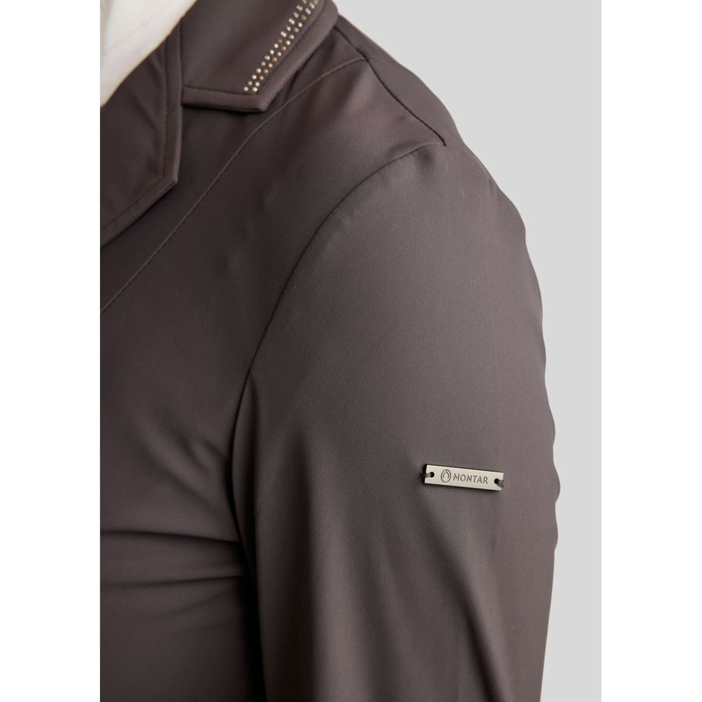 Montar Veste de Concours MoPearl Pintucks Gun Metal Crystals Slate Grey