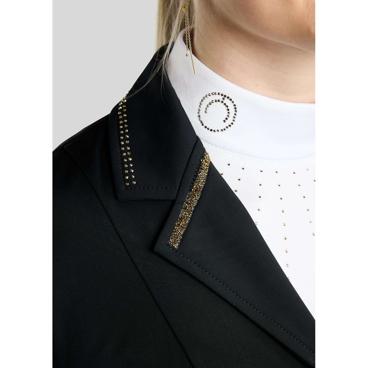 Montar Veste de Concours MoEve Golden Quartz Crystals Noir