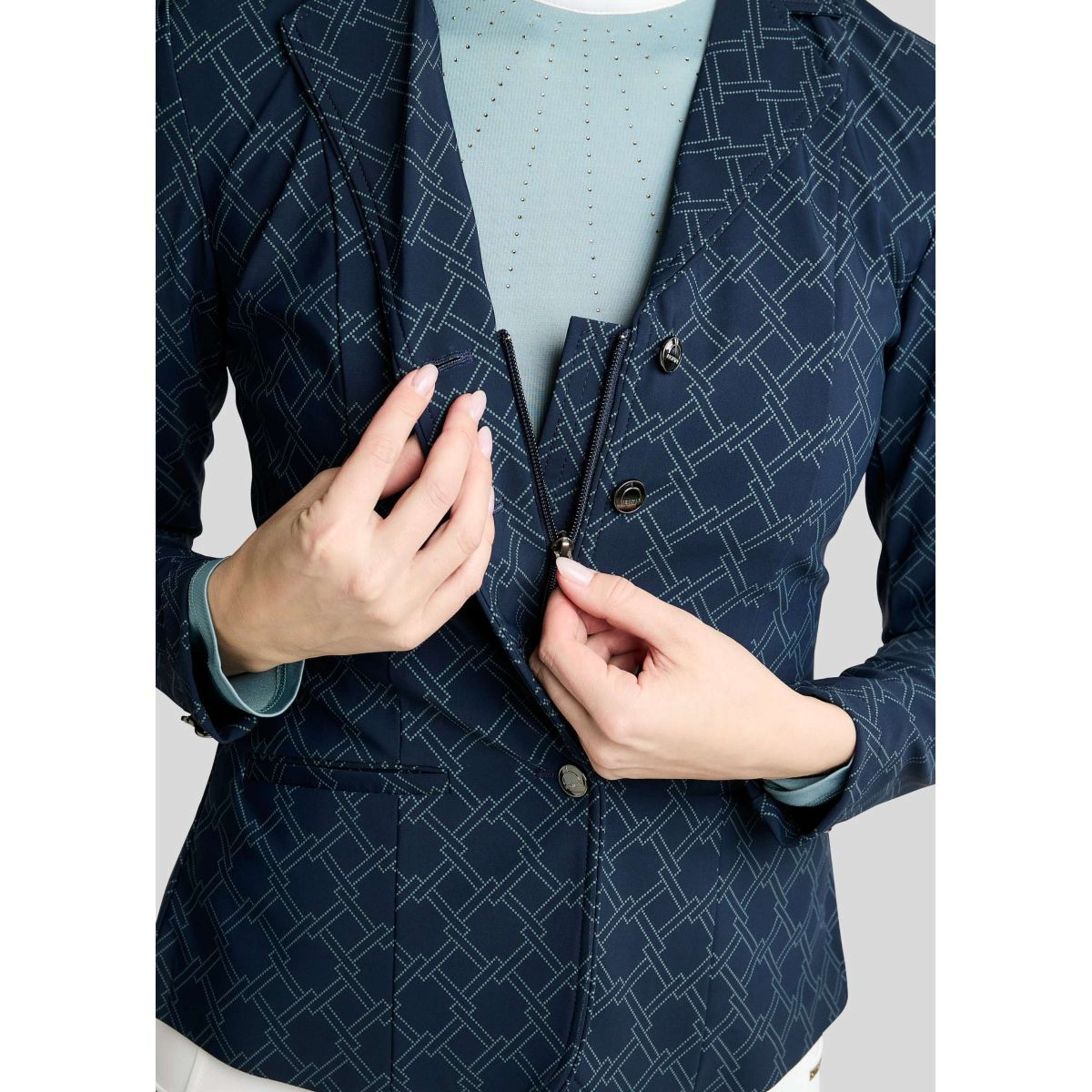 Montar Blouson MoLeia Lumber Checked Marine Montar Blouson MoLeia Lumber Checked Marine