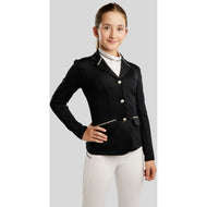 Montar Veste de Concours MoPearl Pintucks Gun Metal Crystals Junior Noir