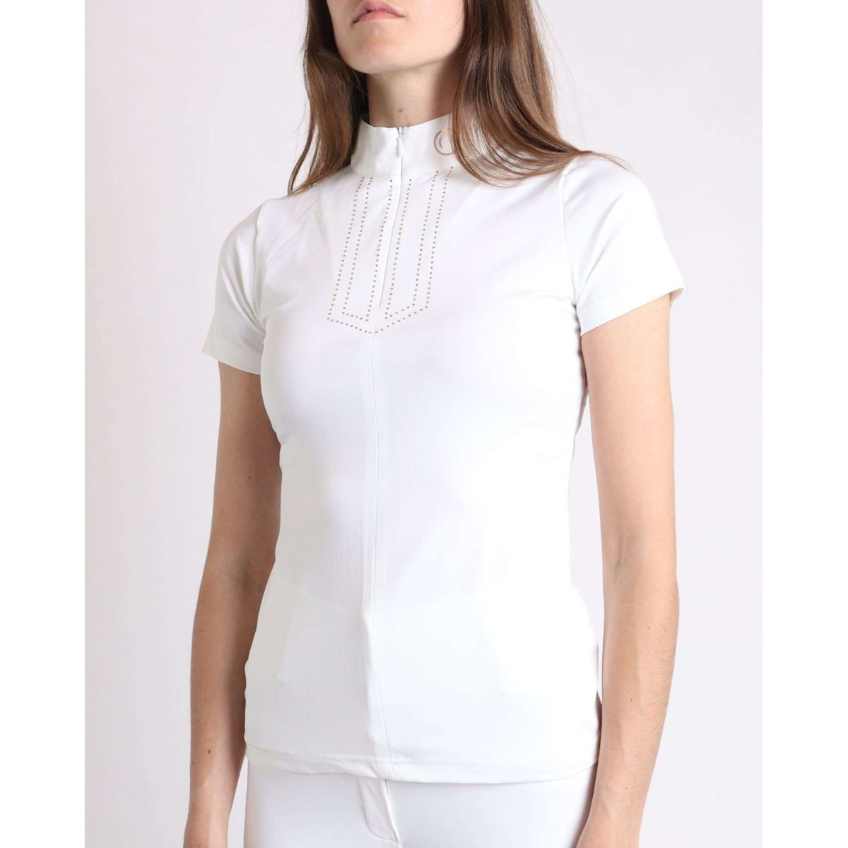 Montar T-shirt de Concours MoViolet Blanc