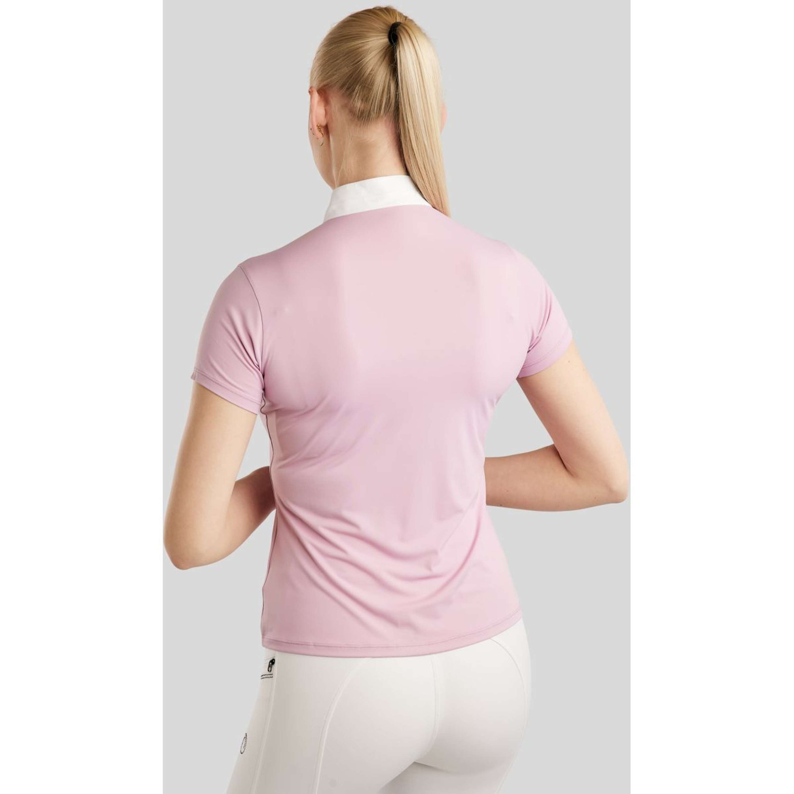 Montar T-shirt de Concours MoPearl Pintucks Gun Metal Crystals Candy Pink Montar T-shirt de Concours MoPearl Pintucks Gun Metal Crystals Candy Pink