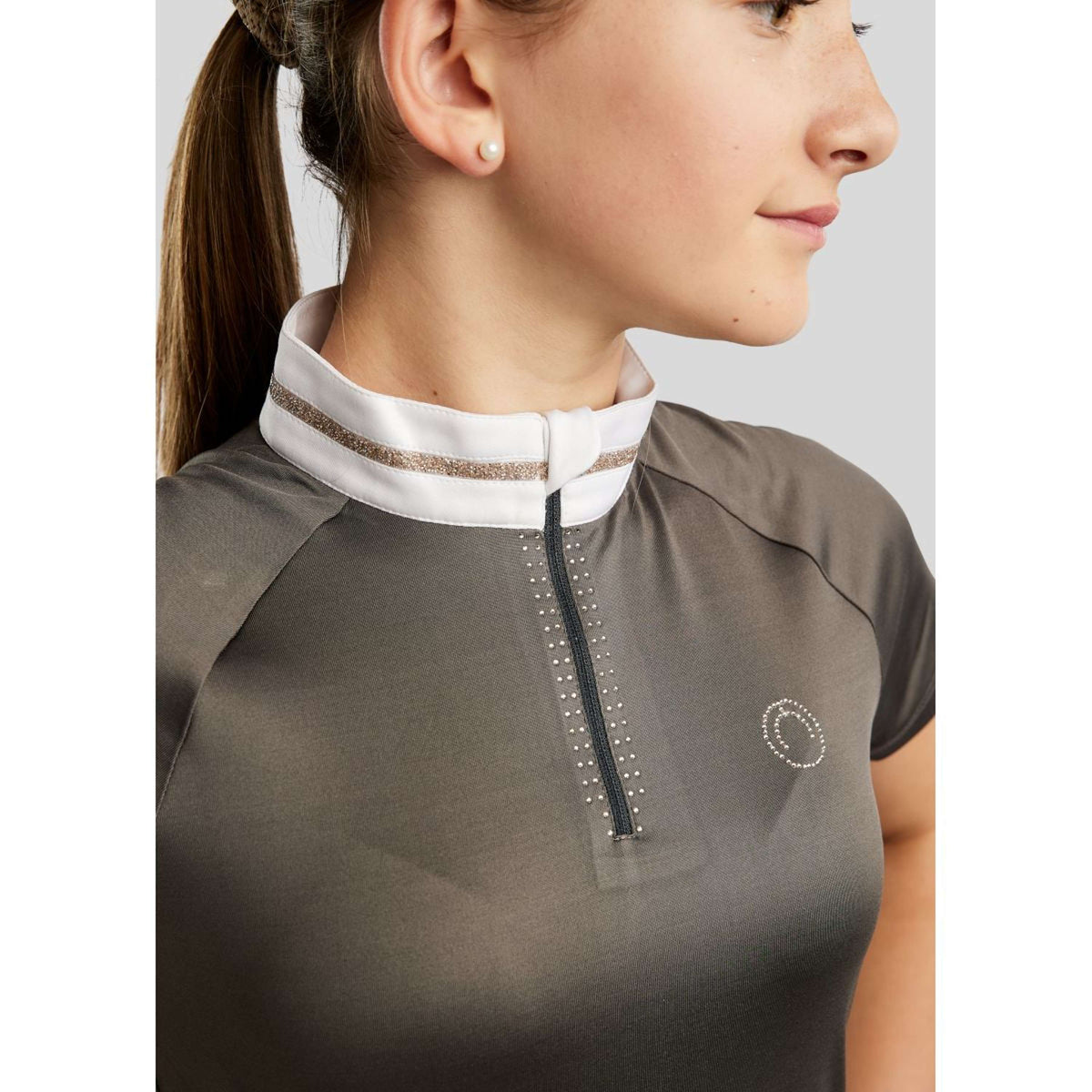 Montar T-shirt de Concours MoLila Champagne Crystals Junior Gris