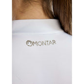Montar T-shirt de Concours MoEverline Golden Quartz Crystals Kids Longues Manches Blanc