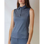 Montar Polo Fiona Sans Manche Dove Blue