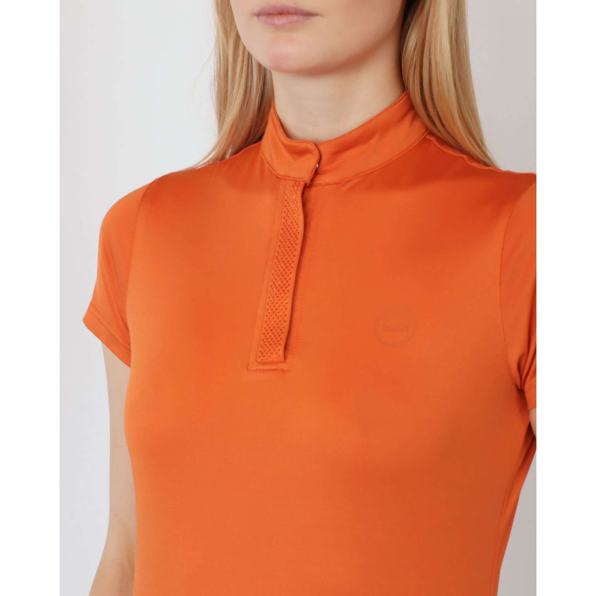 Montar Chemise Briella Crystal Manches Courtes Burnt Orange