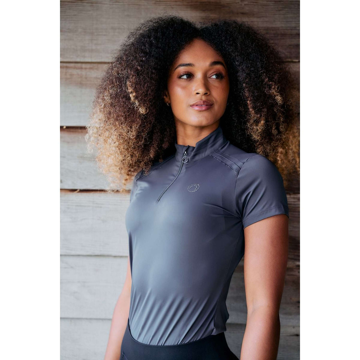 Montar Polo MoPearl Pintuck Gris