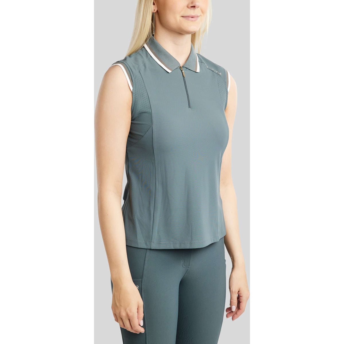 Montar Polo MoOttilia Sans Manche Dark Slate