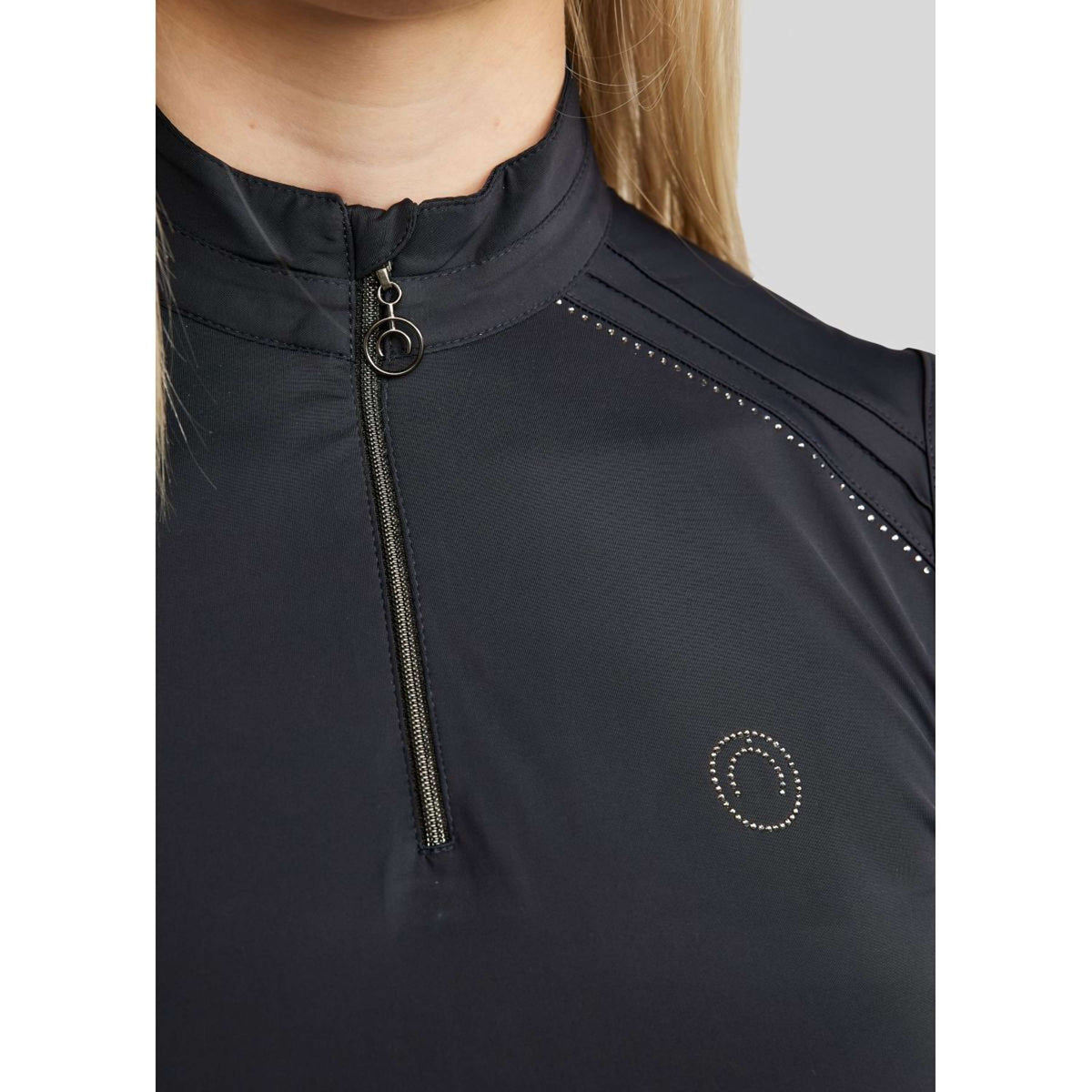 Montar Chemise MoPearl Pintuck Sans Manche Marin