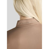 Montar Chemise MoEverline Golden Quartz Crystals Longues Manches Nougat Brown