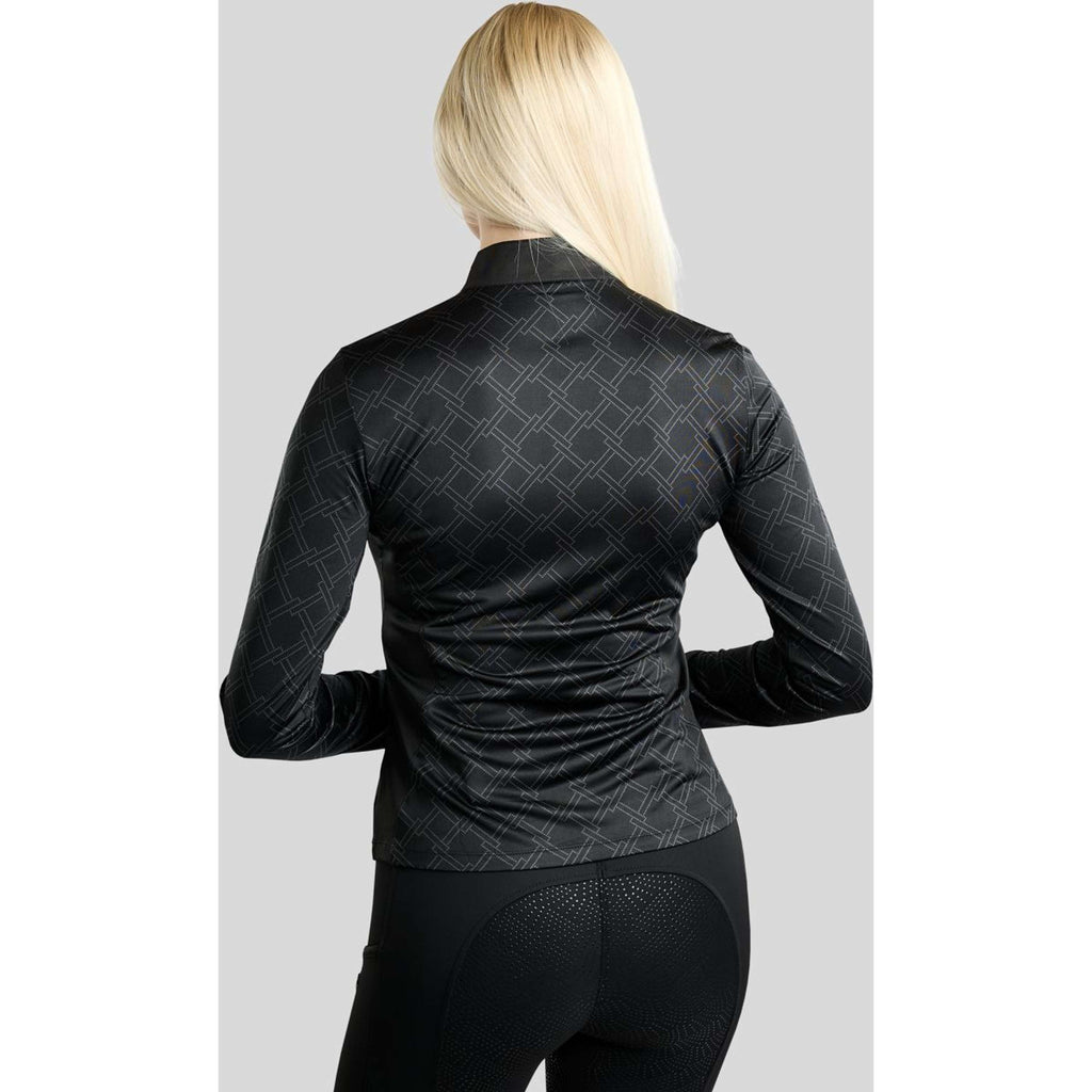 Montar Chemise MoLeia Lumber Check All Over Printed Longues Manches Noir