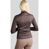 Montar Chemise MoLeia Lumber Check All Over Printed Longues Manches Black Peony