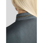 Montar Chemise MoEkta Jacquard Pattern Golden Quartz Longues Manches Dark Slate