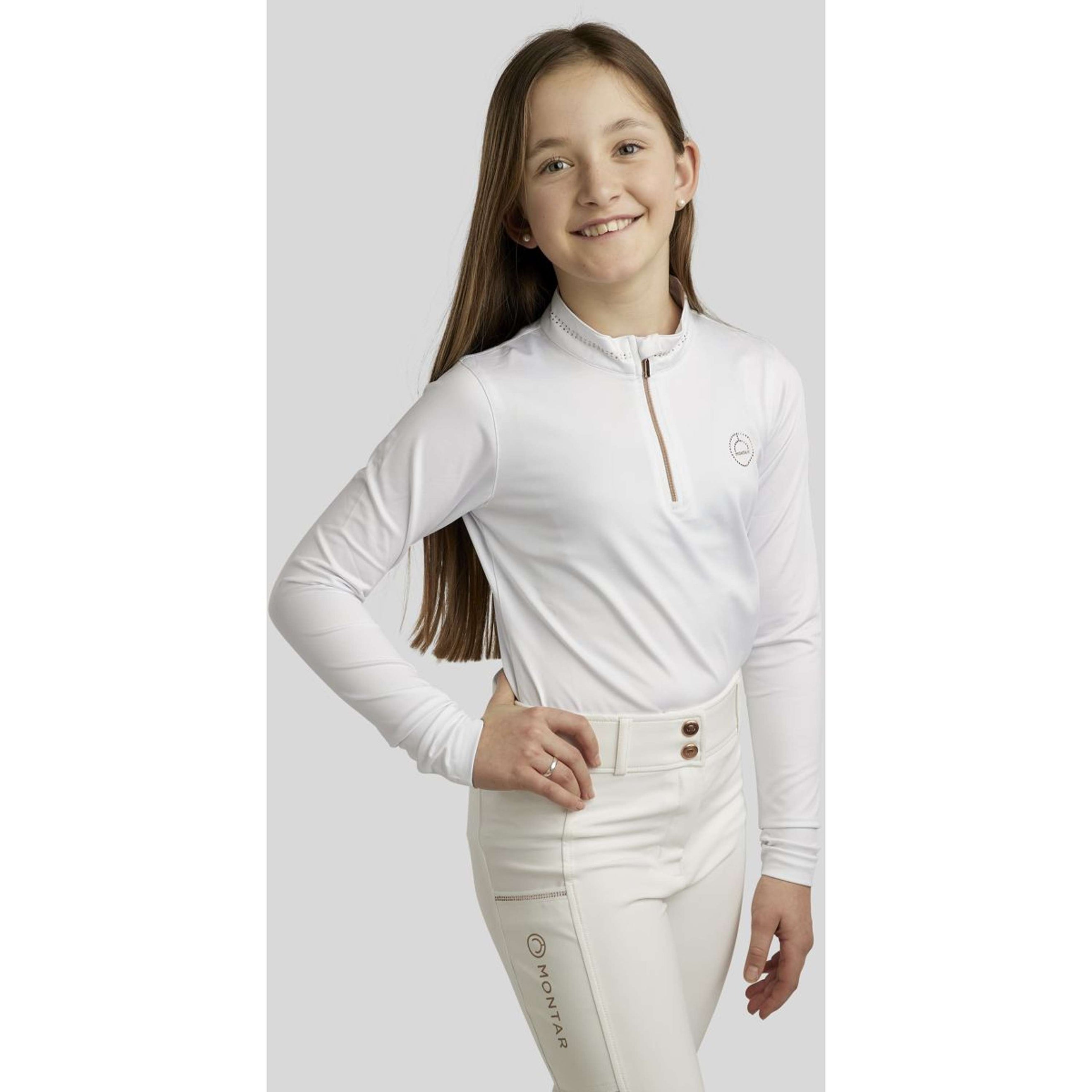 Montar Chemise MoEverline Junior Longues Manches Blanc