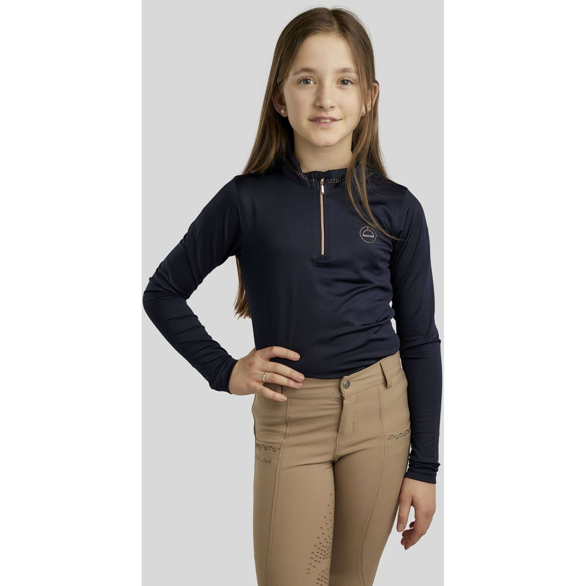 Montar Chemise MoEverline Junior Longues Manches Marin foncé