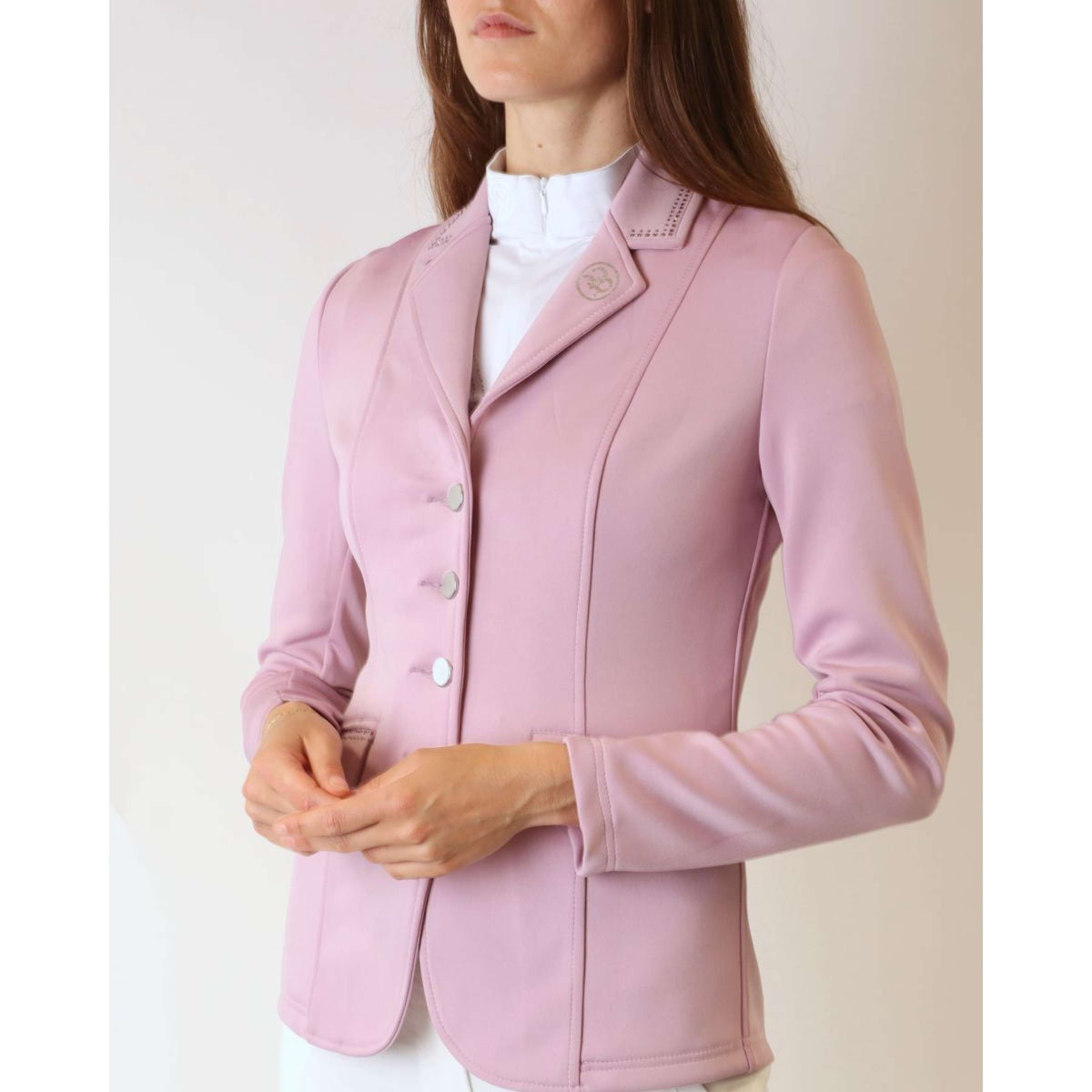 Rebel Petite Veste de Concours Tone In Tone Rose