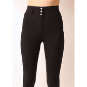 Rebel Pantalon d'Équitation Shiny Tape Full Grip Noir