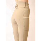 Rebel Pantalon d'Équitation Shiny Tape Beige