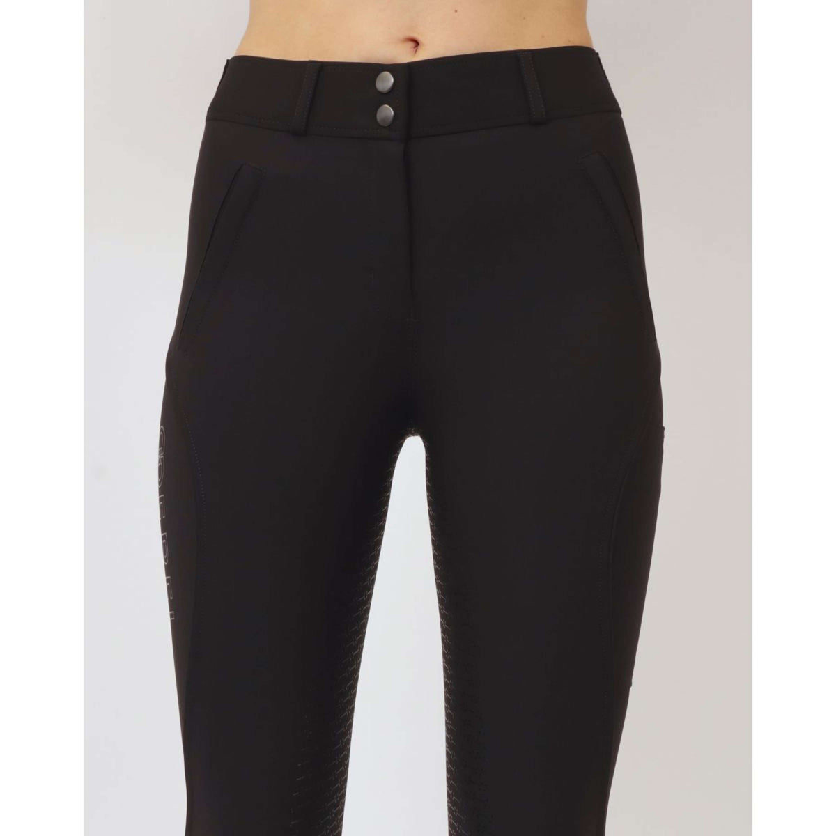 Rebel Pantalon d'Équitation Piping Noir