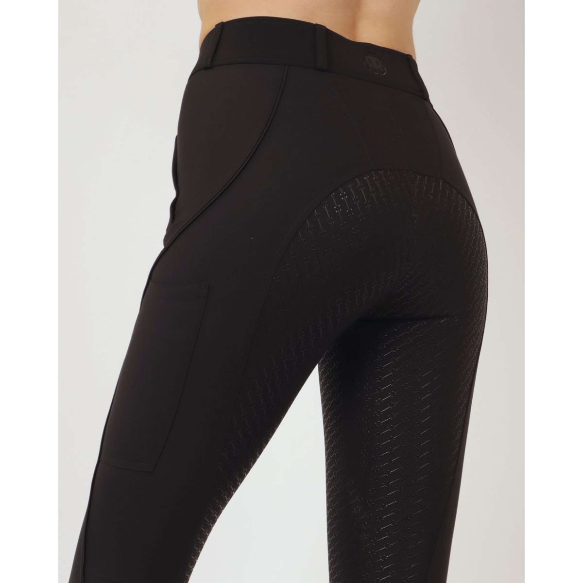 Rebel Pantalon d'Équitation Piping Noir