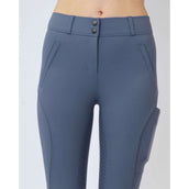 Rebel Pantalon d'Équitation Piping Dove Blue