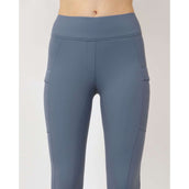 Rebel Legging d'Équitation Contrant Piping Dove Blue