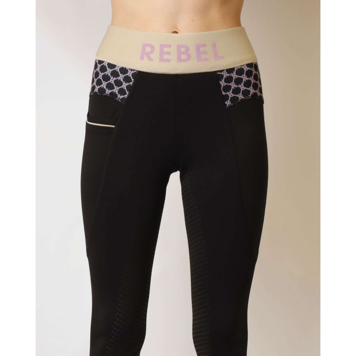 Rebel Legging d'Équitation AO Printed Noir