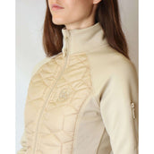 Rebel Veste Cube Quilted Hybrid Beige