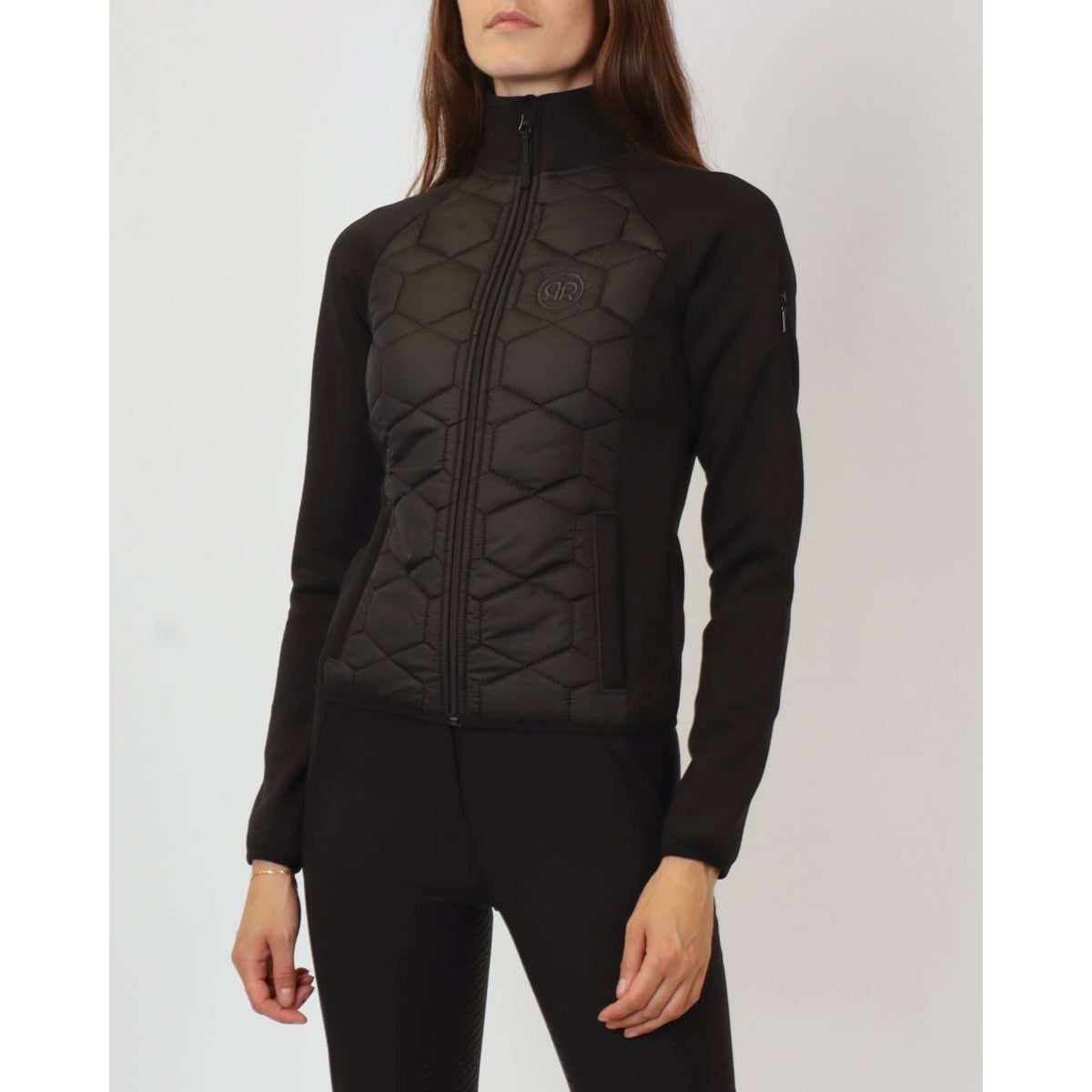 Rebel Veste Cube Quilted Hybrid Noir