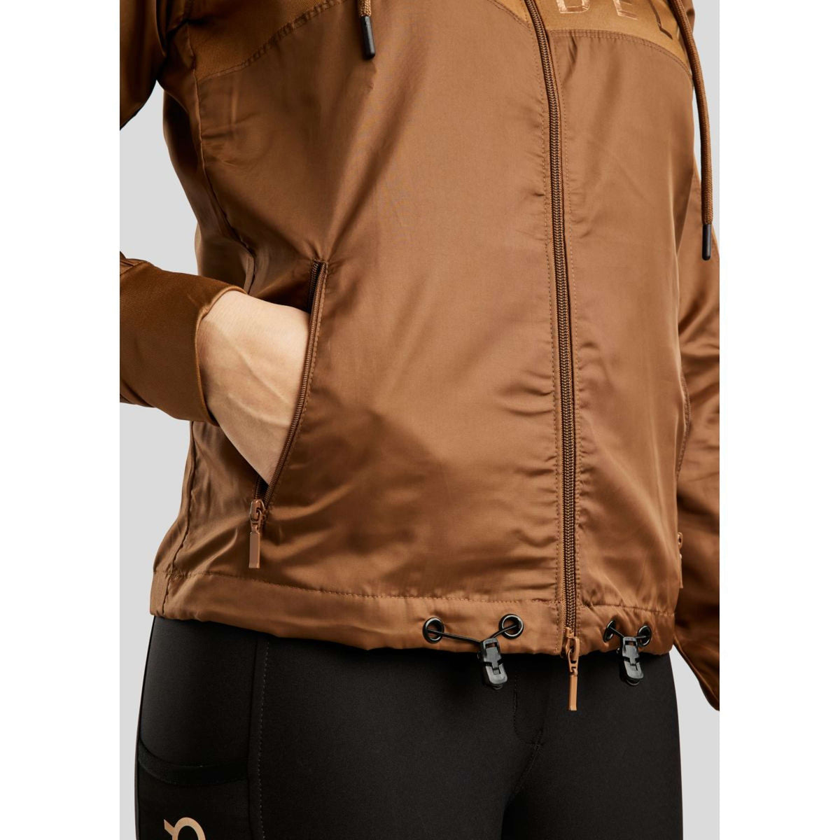 Rebel Blouson Foilprinted Logo Toffee