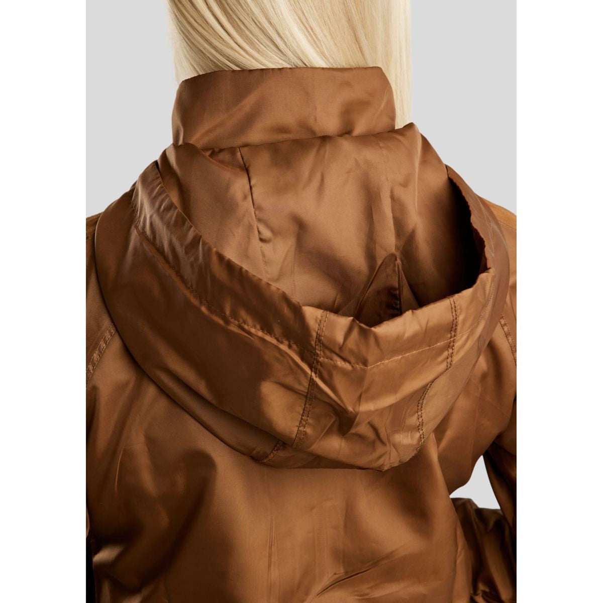 Rebel Blouson Foilprinted Logo Toffee