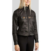 Rebel Blouson Foilprinted Logo Noir