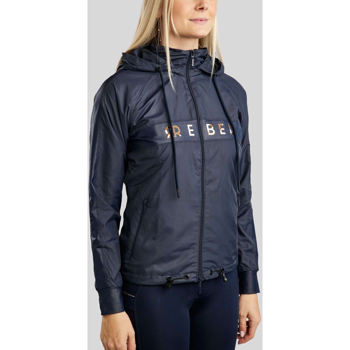 Rebel Blouson Foilprinted Logo Marin