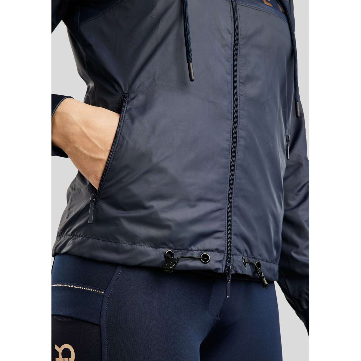 Rebel Blouson Foilprinted Logo Marin