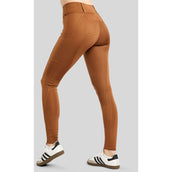 Rebel Legging d'Équitation Tone in Tone Crystals Full Grip Toffee