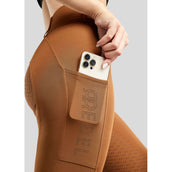 Rebel Legging d'Équitation Tone in Tone Crystals Full Grip Toffee
