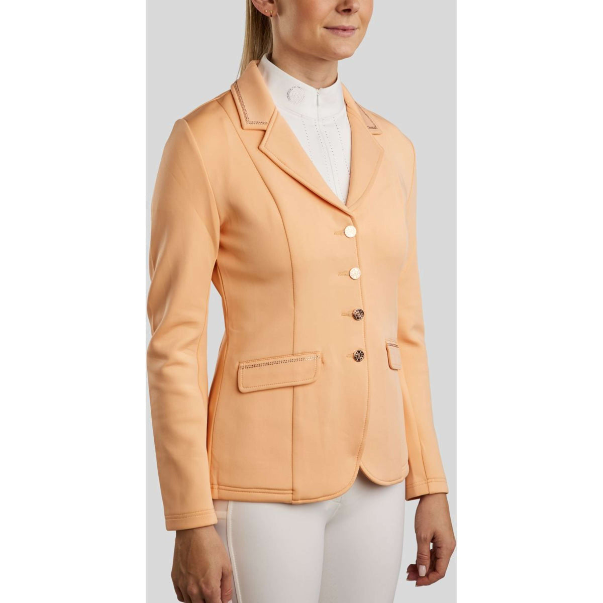 Rebel Veste de Concours Rosegold Crystals Peachy Rebel
