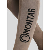 Montar Chaussettes d'Équitation Logo Latte